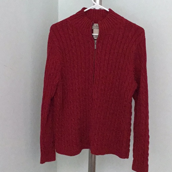 L.L. bean women’s cable sweater - Picture 1 of 4